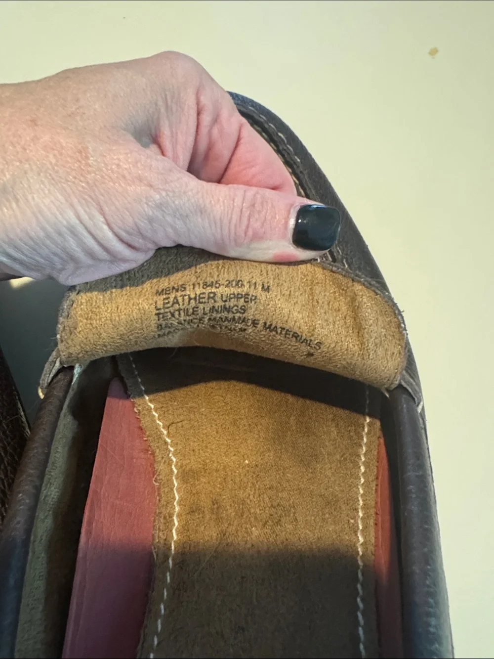 Men's Dark Brown  Leather Penny Loafers